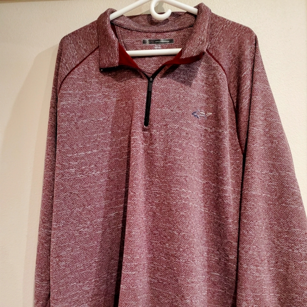 Greg Norman Golf 2XL Burgundy Fleece Pullover